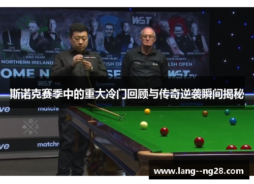 斯诺克赛季中的重大冷门回顾与传奇逆袭瞬间揭秘
